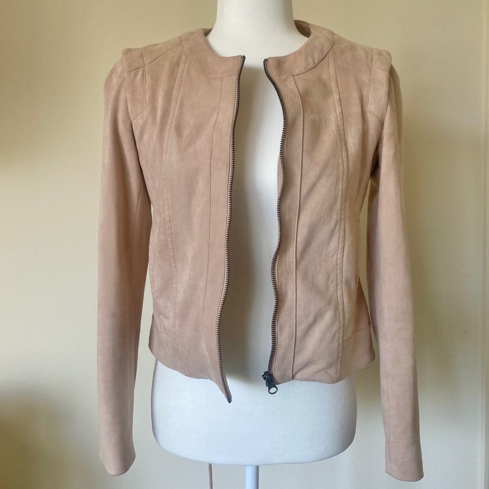 MURAL Champagne Cream Braided-Back Jacket